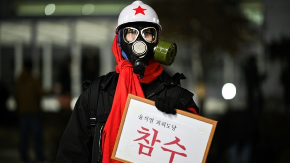 A protest against South Korea's impeached president Yoon rivalled his supporters