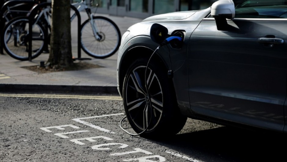 Just less than one in five new cars sold in Britain last year was an EV, a record market share but less than the government's 22 percent target