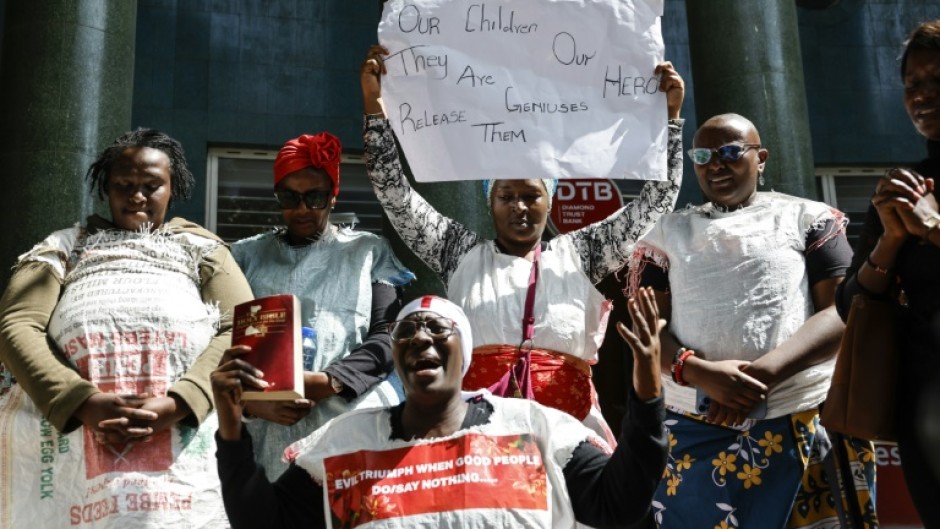 A protest against abductions in Kenya on Monday drew scant participation