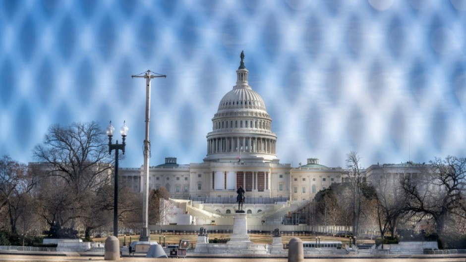 Security fencing has been erected around the US Capitol building ahead of the January 6th, 2025 congressional session to certify results of the 2024 presidential election won by Donald Trump