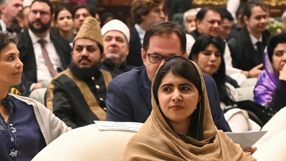 Malala Yousafzai at the international summit on 'Girls’ Education in Muslim Communities', in Islamabad