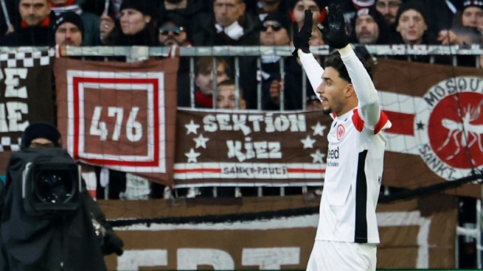 Eintracht Frankfurt forward Omar Marmoush declined to celebrate his goal against former club St Pauli on Saturday