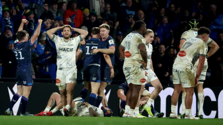 Leinster's defence held firm in the final minutes to secure a 16-14 win over La Rochelle in their Champions Cup pool match