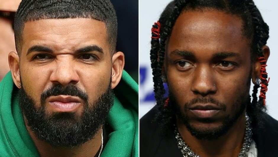 Universal represents both Drake (L) and Kendrick Lamar (R), two rappers who last year exchanged a litany of increasingly vitriolic diss tracks