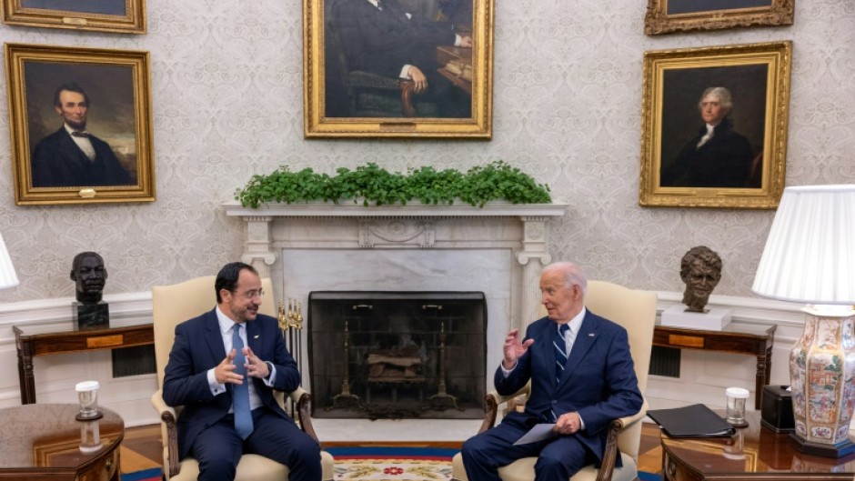 Cypriot President Nikos Christodoulides (L) met United States President Joe Biden in October, 2024, further solidifying his country's more pro-American stance