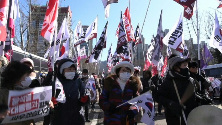 'Distressed and outraged': supporters of South Korea's Yoon protest his arrest