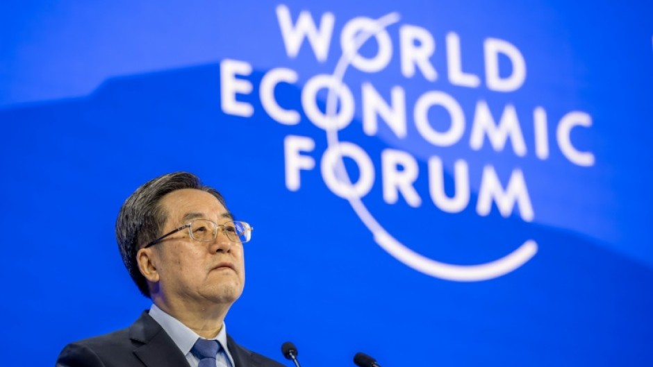 China's Vice Premier Ding Xuexiang told Davos there were 'no winners' in trade wars