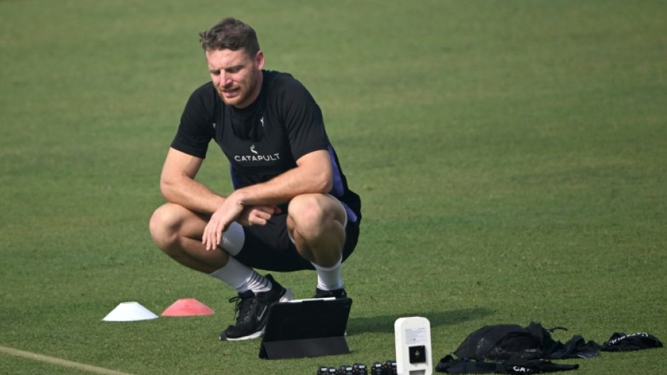 England captain Jos Buttler at a practice session in Kolkata