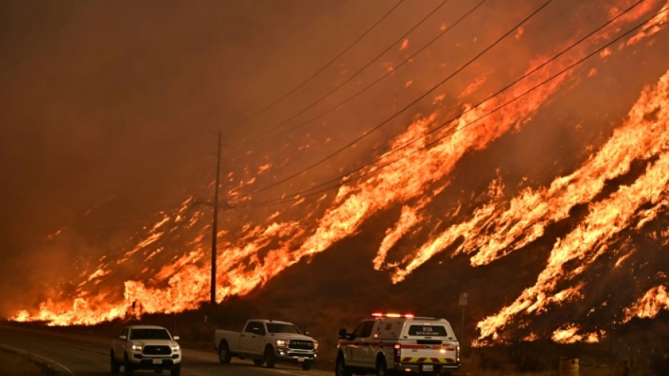 The Hughes Fire exploded north of Los Angeles on January 22, 2024, forcing tens of thousands of people from their homes 