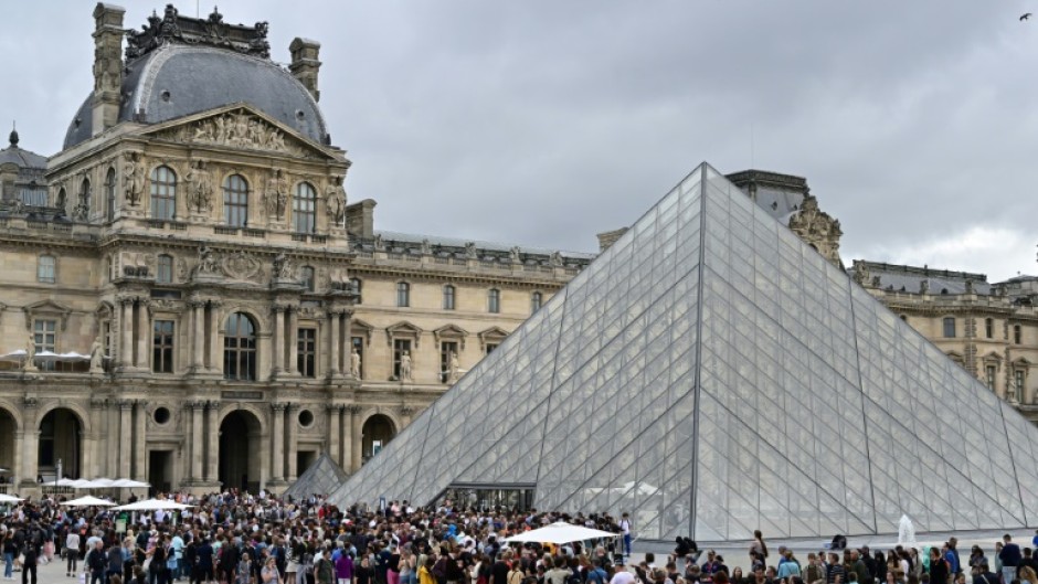 The Louvre welcomed 8.7 million people last year 