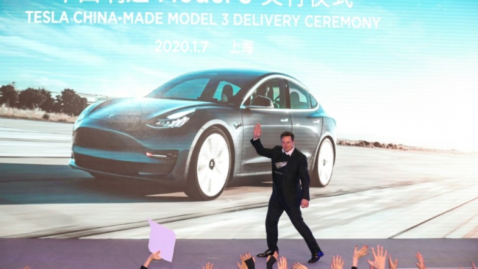 Elon Musk's Tesla produces its famous Model 3 in a Shanghai factory and exports it to Europe