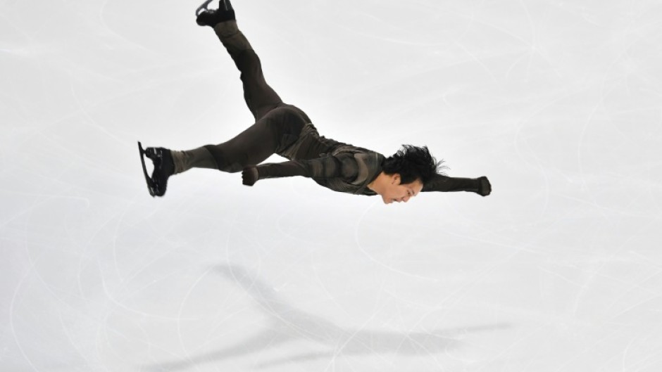 France's Adam Siao Him Fa won the Grand Prix de France in Angers last November and is bidding for a third straight European figure skating title in Estonia