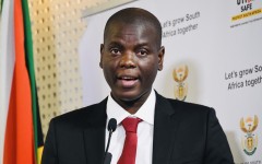 Justice Minister Ronald Lamola.