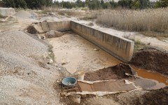 A general view of the illegal mining setup used to extract gold dust. AFP/Phill Magakoe