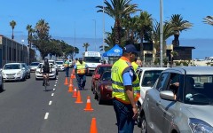 Western Cape traffic officers at a roadblock. eNCA