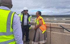 Sindisiwe Chikunga visits Sanral site in Eastern Cape