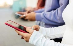 File: Teenagers using cellphones. GettyImages/Xavier Lorenzo