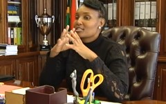 Justice Minister Thembi Simelane