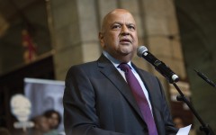 Former Minister of Public Enterprises Pravin Gordhan. AFP/Rodger Bosch