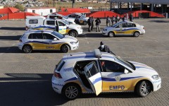 File: Ekurhuleni Metro Police vehicles. AFP/Phill Magakoe