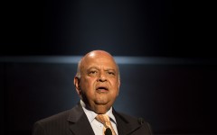 Former minister Pravin Gordhan. AFP/Gulshan Khan