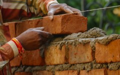 File: A construction worker on a building site. GettyImages/anand purohit