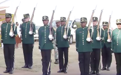 Honour guard for repatriated remains