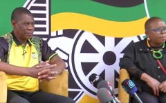 ANC's Paul Mashatile and Mahlengi Bhengu-Motsiri