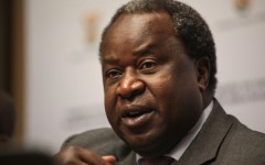 Former Finance Minister Tito Mboweni. Dwayne Senior/Bloomberg via Getty Images