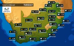 Weather forecast | Tuesday, 24 December 2024