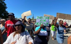 Community marches in support of former Belhar teacher / eNCA