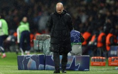 Pep Guardiola saw his Manchester City side surrender a two-goal lead to lose 4-2 to PSG in the rain in Paris