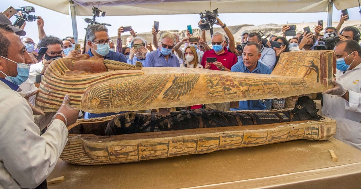 Egypt unveils coffins buried 2,500 years ago | eNCA