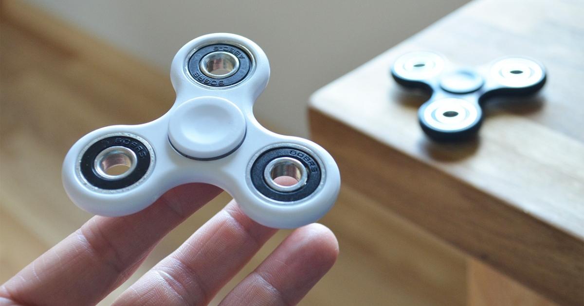 twirling fidget toy