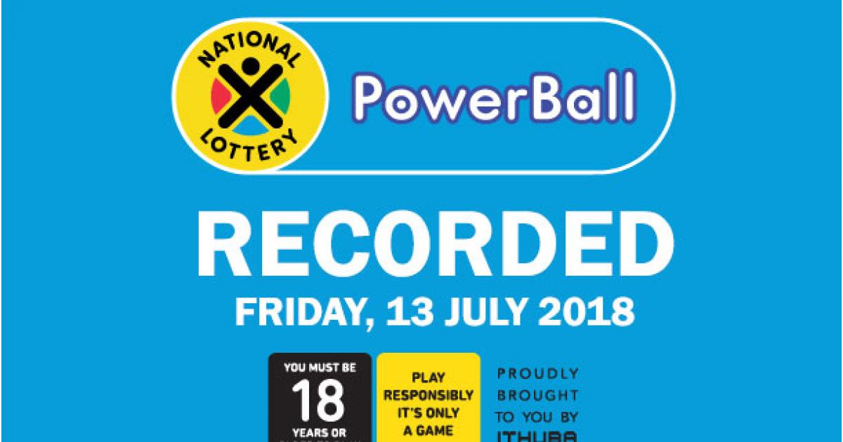 lotto results 13 july 2018