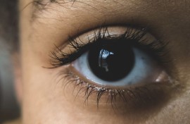 File image of a brown human eye