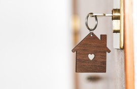 File: Wooden key chain in the shape of a house. GettyImages/Nando Vidal