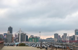 A view of the Mandela Bridge and the Johannesburg city centre. J. Countess/Getty Images