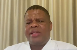 Deputy Water and Sanitation minister, David Mahlobo