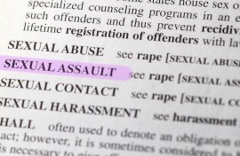 File: A close-up of the words sexual abuse, sexual assault, sexual harassment. GettyImages/Frank Brennan