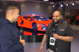 Justin Ford  and Lamborghini SA Sales Manager Jermaine Jardin on Drive