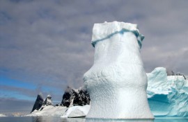 Antarctica (pictured) is located around 1,700 kilometres (1,056 miles) from Australia's Heard Island and McDonald Island