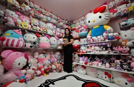 Hello Kitty marks its 50th anniversary on November 1, adorning everything from handbags to rice cookers and raking in millions of dollars for the Japanese creators Sanrio