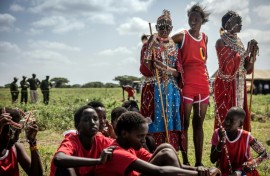 The sanctuary where the games are held is part of the famed Amboseli–Tsavo ecosystem, near the Tanzanian border