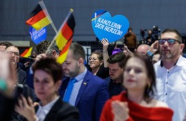 Delegates at the AfD's party congress in Riesa were in a buoyant mood ahead of elections in February