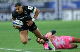 Retiring: Leicester and England wing Anthony Watson (L) 