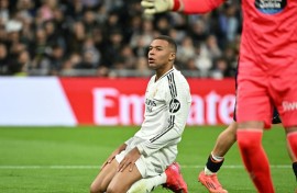 Real Madrid's French forward Kylian Mbappe has found his best form in recent weeks for the Spanish champions