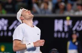 Britain's Jack Draper has won all three of his Australian Open matches in five sets