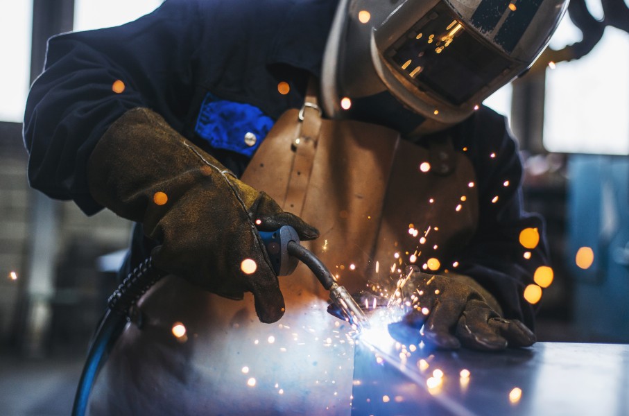 File: An industrial welder. GettyImages/Obradovic