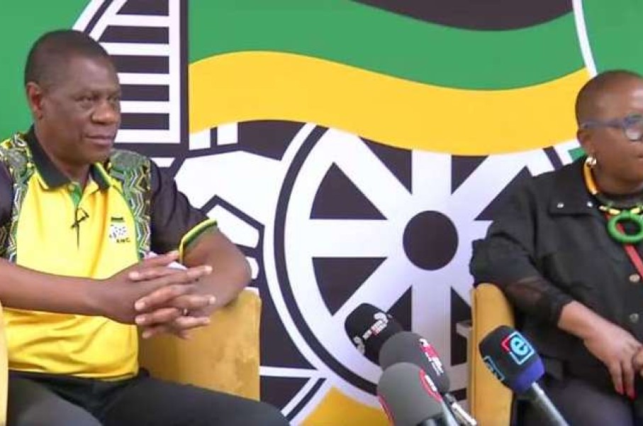 ANC's Paul Mashatile and Mahlengi Bhengu-Motsiri